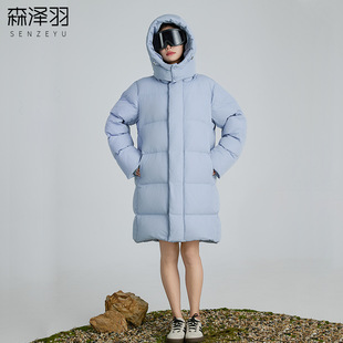 [Factory Outlet] Medium and Long Down Jacket Women 2024 Winter New 95% White Duck Down Thickened Jacket Women