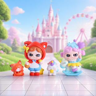 Cartoon beautiful girl hand-made girl gift new blind box chestnut Lily fairy tale town wholesale direct ornaments