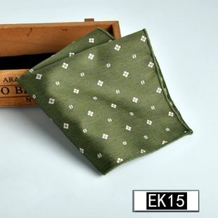 Men's Square Folding Pocket Square Yarn-dyed Jacquard 23cm Square 2023 New Special Spot Floral
