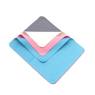Factory wholesale ice silk mirror cloth microfiber mobile phone screen lens wiping cloth glasses cloth free logo printing