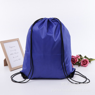 В наличии Пустой Полиэстер Пакет Карман Водонепроницаемая Ткань Оксфорд Drawstring Реклама Рюкзак Марафон Баскетбол Сумка