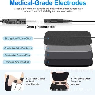 New needle and thread Jack stickers 36/24 mode charging pulse physiotherapy massager Tens EMS Muscle Stimulator