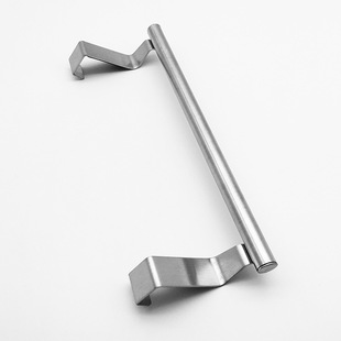 Factory wholesale towel rack baby kitchen towel rack cabinet door back cloth hanging rod stainless steel single pole towel rack