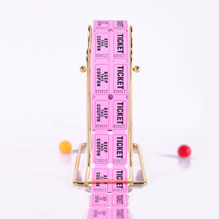 Metal ticket rack lottery rack ticket rack holder golden plated brass rack lottery ticket rack