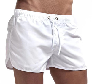 Wish Foreign Trade Summer New Men's Fashion Beach Pants Polyester Shorts Quick-drying Multicolor Men's Casual Quad Pants