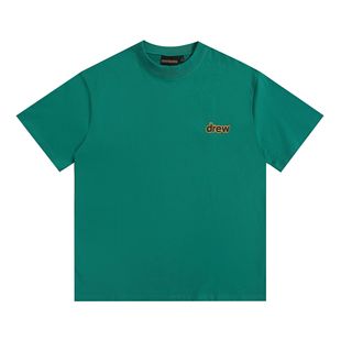 2024 New Summer Style D@Rew Smiley Bowling Niche American Short-Sleeved T-Shirt for Men and Women, One Piece Wholesale Delivery