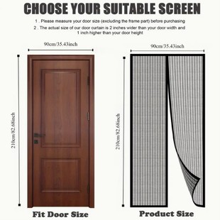 Magnetic Anti-mosquito Door Curtain Dog Pet Door Curtain Magnetic Screen Door