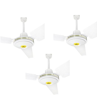 L Flying Brand 48/56 "Pure Copper Motor Three Leaf Ceiling Fan Large Wind Mute Ceiling Fan with Control Living Room Fan