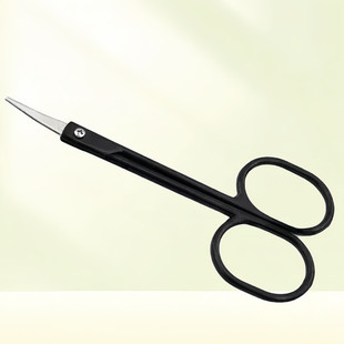 Factory wholesale eyebrow scissors beauty scissors eyebrow scissors beauty tools die-cast pointed nose hair scissors eyebrow scissors