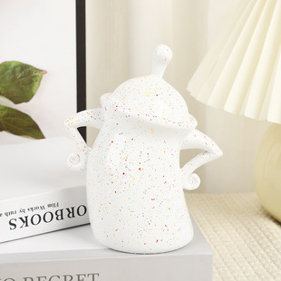 Cross-border Funny Cup Attitude Wishbone Jar Creative Art Resin Spoofs Cup Home Decorations Ornaments