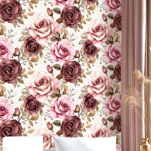 Amazon retro wallpaper self-adhesive waterproof moisture-proof dado stickers decorative wall wall renovation wallpaper