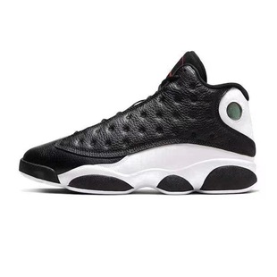 Трансграничные эксклюзивные для AJ13 черно-белая панда белая оранжевая пряжка черное яйцо Джо 13 разворот панда мужская и женская спортивная баскетбольная обувь