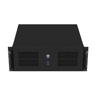 Houshang 4U320 черный промышленный контроллер, настольный компьютер, сервер, U-образная ручка, поддерживает материнскую плату ATX, блок питания ATX