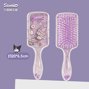 2025 new children's Sanrio series square air bag comb air cushion comb baby massage comb girl makeup comb