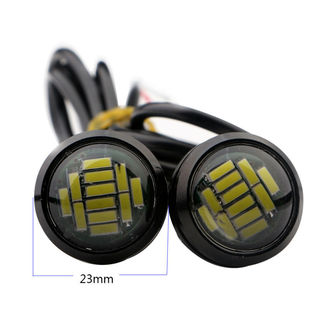 Автомобильные светодиодные фонари 23MM-4014 12 линз яркие огни Eagle Eye мощные дневные рулевые ходовые огни