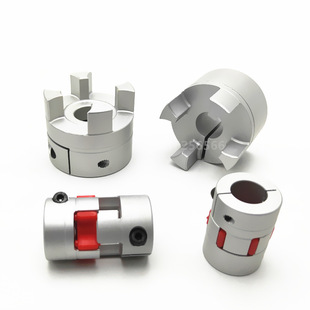 Factory plum blossom coupling aluminum alloy star elastic servo motor high torque CNC encoder coupling aluminum