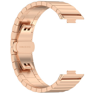 For Huawei Watch Fit3 Metal Strap fit3 Bracelet One Bead Stainless Steel Strap Solid Steel Strap Smart