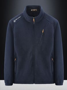 [Thickened Version] Foreign Trade Jacket Men's Autumn and Winter fleece-lined Thickened Jacket Fleece Coat Warm Fleece Jacket