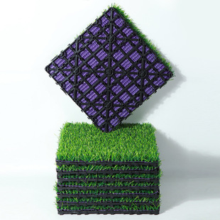 Courtyard Balcony Suspension Stitching Lawn Floor Mat Artificial Simulation Outdoor Terrace Lawn Mat Artificial Fake Turf