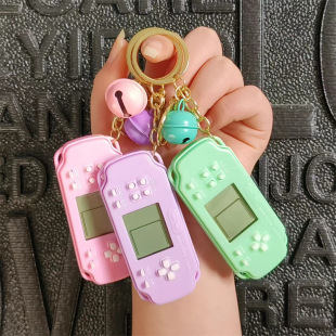 Creative Children's Toys Playable Game Machine Car Keychain Pendant Couples School Bag Pendant Anti-lost Women's Lanyard