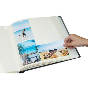 Manufacturer's Imitation Leather Texture Photo Album, Self-Adhesive Laminated Commemorative Album, Graduation Photo Album, Printed Logo Text, Adhesive Photo Album
