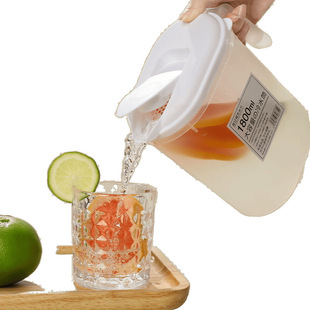 Japanese-Style Refrigerator Cold Water Pitcher Household Large Capacity High-Temperature Resistant Water Storage Summer Beverage Bucket Cold Brew Pitcher Cold Water Pitcher