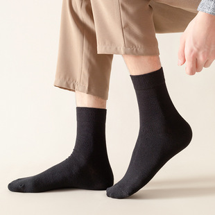 Spring, autumn and winter festival new men's casual business socks sweat-absorbent deodorant breathable casual men's socks factory wholesale