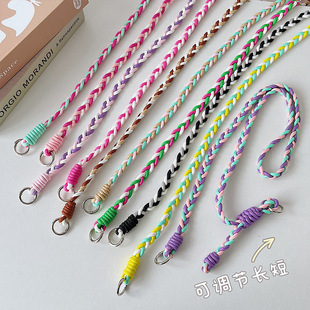 Mobile Phone Lanyard Crossover Strap Rope Antique Strong and Durable Camera Lanyard Neck Rope Men's and Women's Small Fragrance Style Mobile Phone Rope