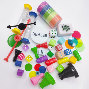 Plastic Chessmen Dice Accessories Monopoly Chess Chess Flying Chess Board Games Chessmen Chessmen