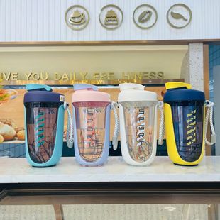 Yuan Bi PF1763 Shake Cup Фитнес Летний мужской и женский спортивный мяч для смешивания Высокоцветная Белковая Шейк-чашка Специально для производства порошка