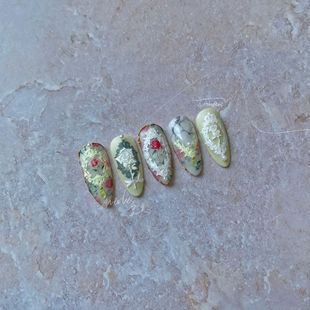 tomoni Thin Tough MS229 Don't Lose Cooperation Nail Stickers Paper Stickers Middle Nail Stickers Lace Photo Frame