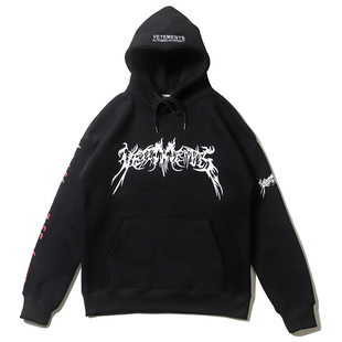 European and American men's clothing American fashion brand Huang Zitao same style magic array printing fleece-lined hooded Hoodie Hoodie