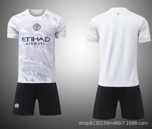 2324 Manchester City Year of the Dragon Jersey No. 9 Harland Manchester City Kidsren's Adult Football Uniform Set Sports Competition Training