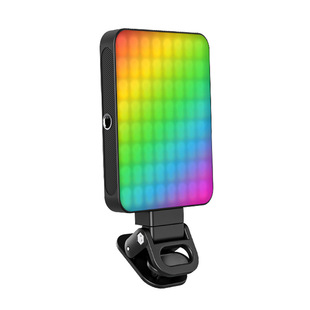 RGB-магнитный телефон заполняет свет для ноутбука видео-конференция светодиодный селфи-свет камеры в прямом эфире фотогни