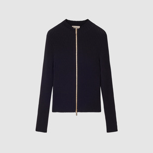 Xiaohe Women's 2025 Spring New Wool Blended Knitted Cardigan