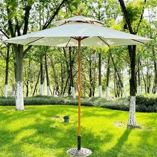 Outdoor Umbrella Garden Umbrella Outdoor Large Sun Umbrella Advertising Folding Middle Column Umbrella Balcony Table and Chair Sunshade Umbrella Outdoor Stall