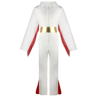 Halloween cos Marilyn Monroe Skirt Elvis Costume Imitation Performance Costume Marilyn Elvis cos Suit