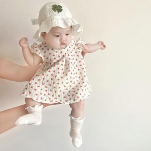 Children's Summer Thin Dress Baby Girl Xiaocuihua Vest Dress Princess Dress Fashionable Skirt 013