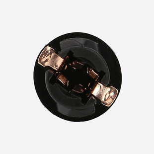 Factory direct supply car instrument bulb license plate lamp sunroof lamp T5 series socket round mouth wireless lamp holder