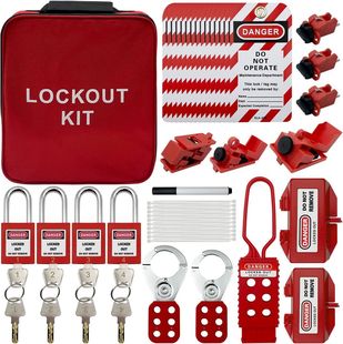 Gexin Bedi type industrial safety padlock engineering plastic lock insulation power equipment shutdown lock lock tag out