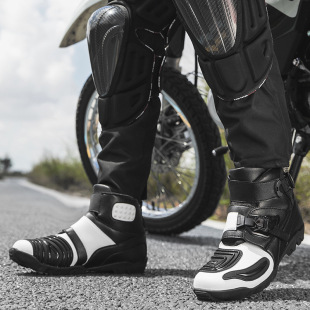 Cross-border wholesale large size men's motorcycle shoes motorcycle shoes four seasons off-road boots racing riding equipment 36-47