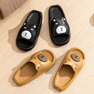 Kapi Bala Home Slippers Women's Summer Bathroom Bath Non-Slip Soft Bottom Non-Stinky Feet Couple's Cute Sandals and Slippers
