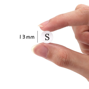 Spot clothes size label sticker clothing code number sticker number sticker clothing size code number sticker