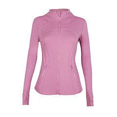 Lulu Original Standard Yoga Clothing Sports Collar Coat 2025 Slim-fit Slimming Spring and Autumn Running Fitness Clothing for Women