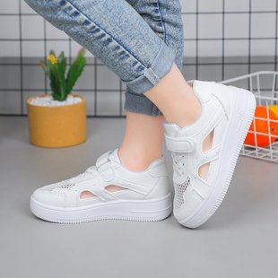 Fashion shoes bar small white shoes factory direct sale children stable unisex 3-12 years old casual shoes spring