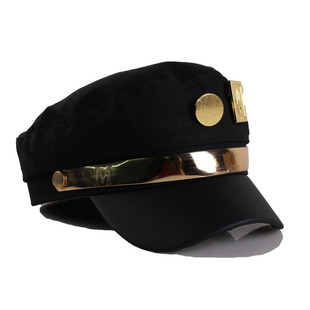 JOJO's wonderful adventure hat empty strip Totaro metal badge cosplay anime cartoon cap beret