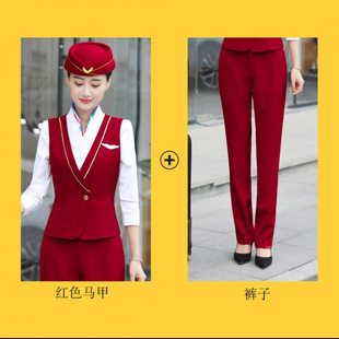China Southern Airlines стюардесса рабочая форма профессиональная форма женская мода темперамент высокая железнодорожная студентка стюардесса отель косметолог