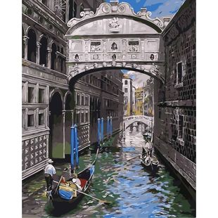 5D Diamond Cross Stitch World-renowned Architectural Paste Diamond Diamond Embroidery Landscape Brick and Stone Painting Point Diamond Painting