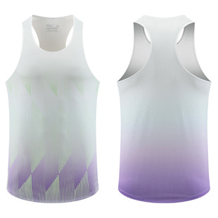 New sports test running track and field training suit suit men's and women's marathon sprint quick-drying competition team uniform ball clothes