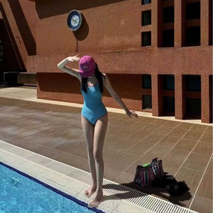 New Arrival Sling Printed Shorts suit Fashionable Hot Girl Vest Swimsuit Women's Simple Flesh-Covering Slimming Swimsuit